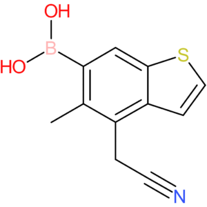 6-borono-5-methylbenzothiophene-4-acetonitrile