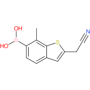 6-borono-7-methylbenzothiophene-2-acetonitrile