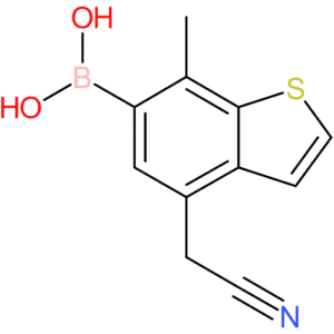 6-borono-7-methylbenzothiophene-4-acetonitrile