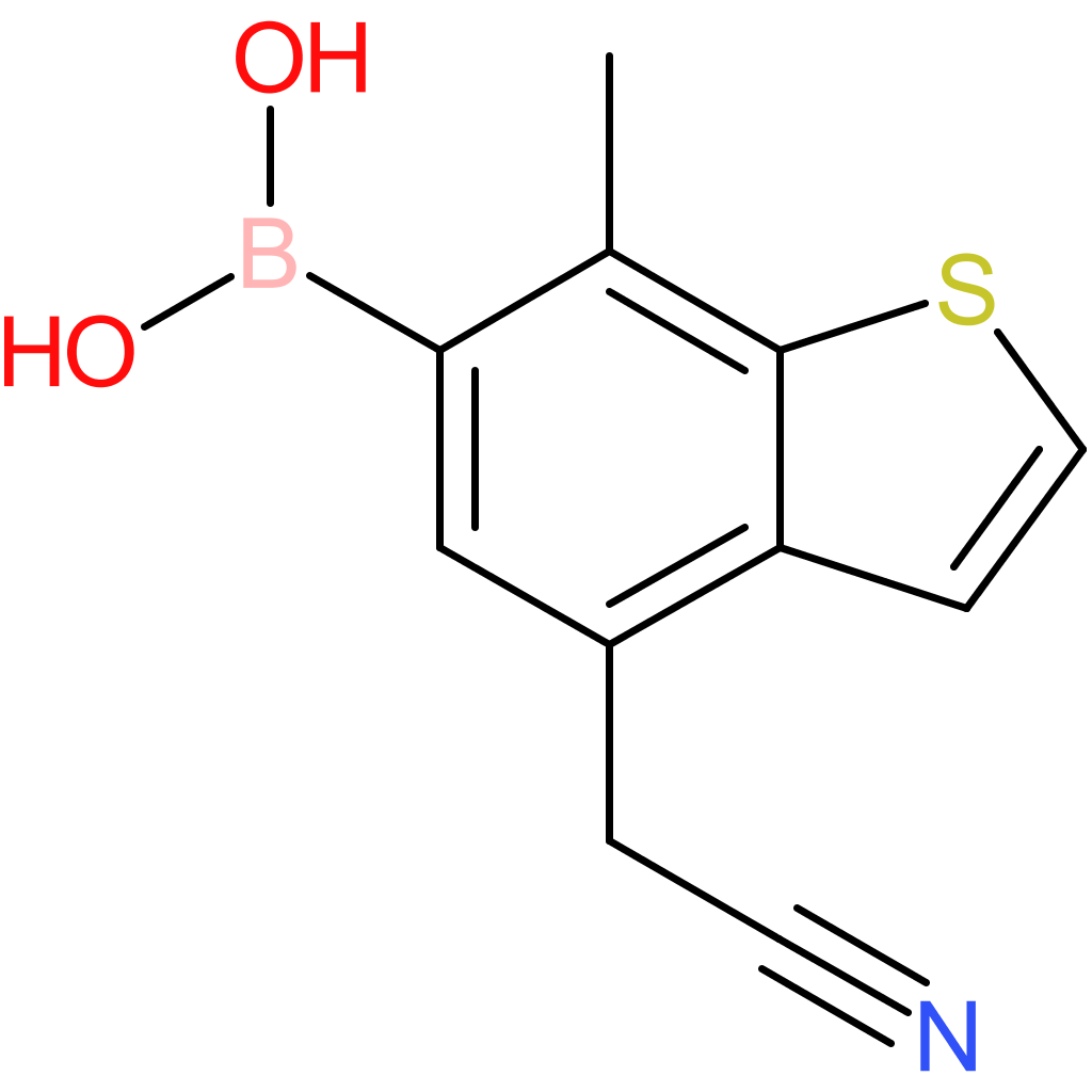6-borono-7-methylbenzothiophene-4-acetonitrile