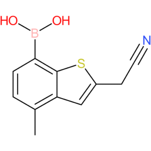 7-borono-4-methylbenzothiophene-2-acetonitrile