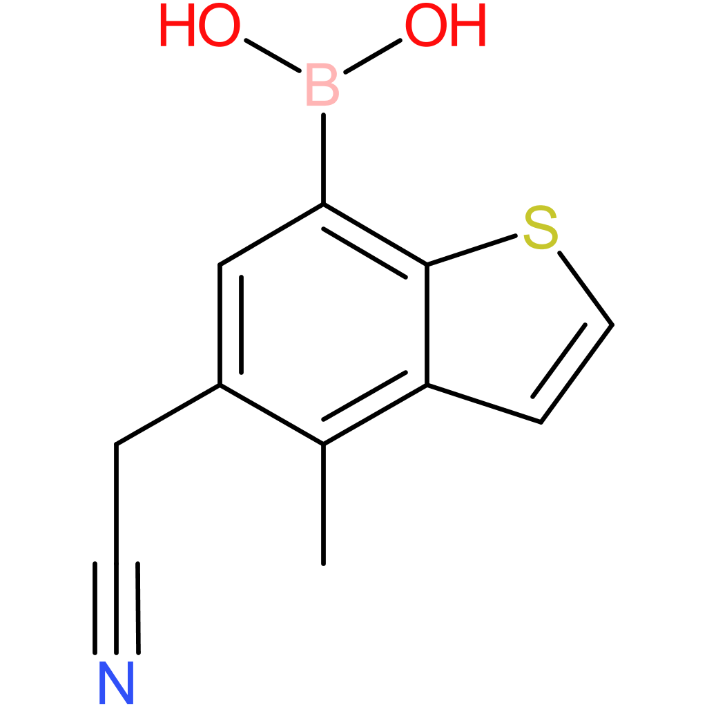 7-borono-4-methylbenzothiophene-5-acetonitrile