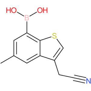 7-borono-5-methylbenzothiophene-3-acetonitrile