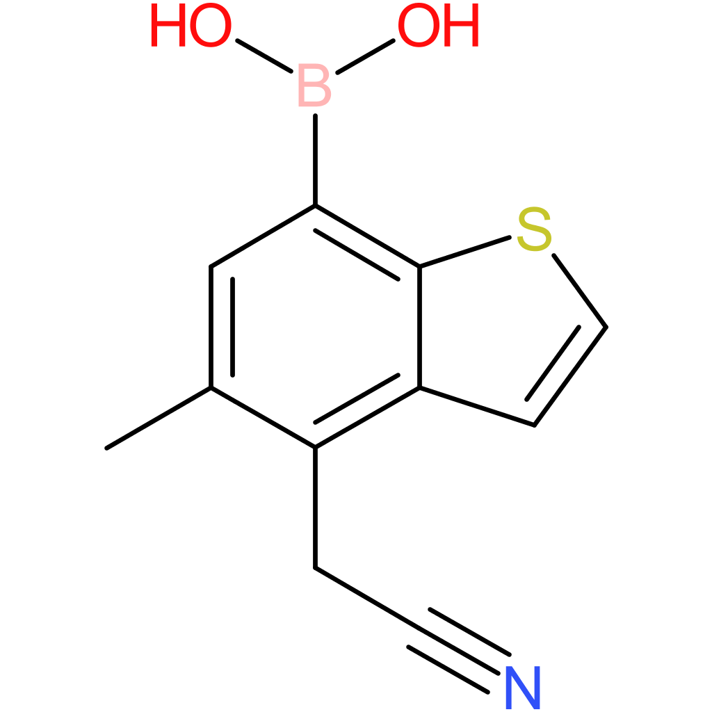 7-borono-5-methylbenzothiophene-4-acetonitrile