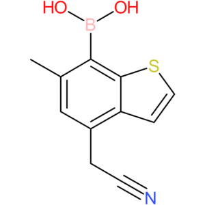 7-borono-6-methylbenzothiophene-4-acetonitrile