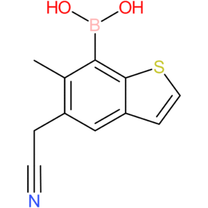 7-borono-6-methylbenzothiophene-5-acetonitrile