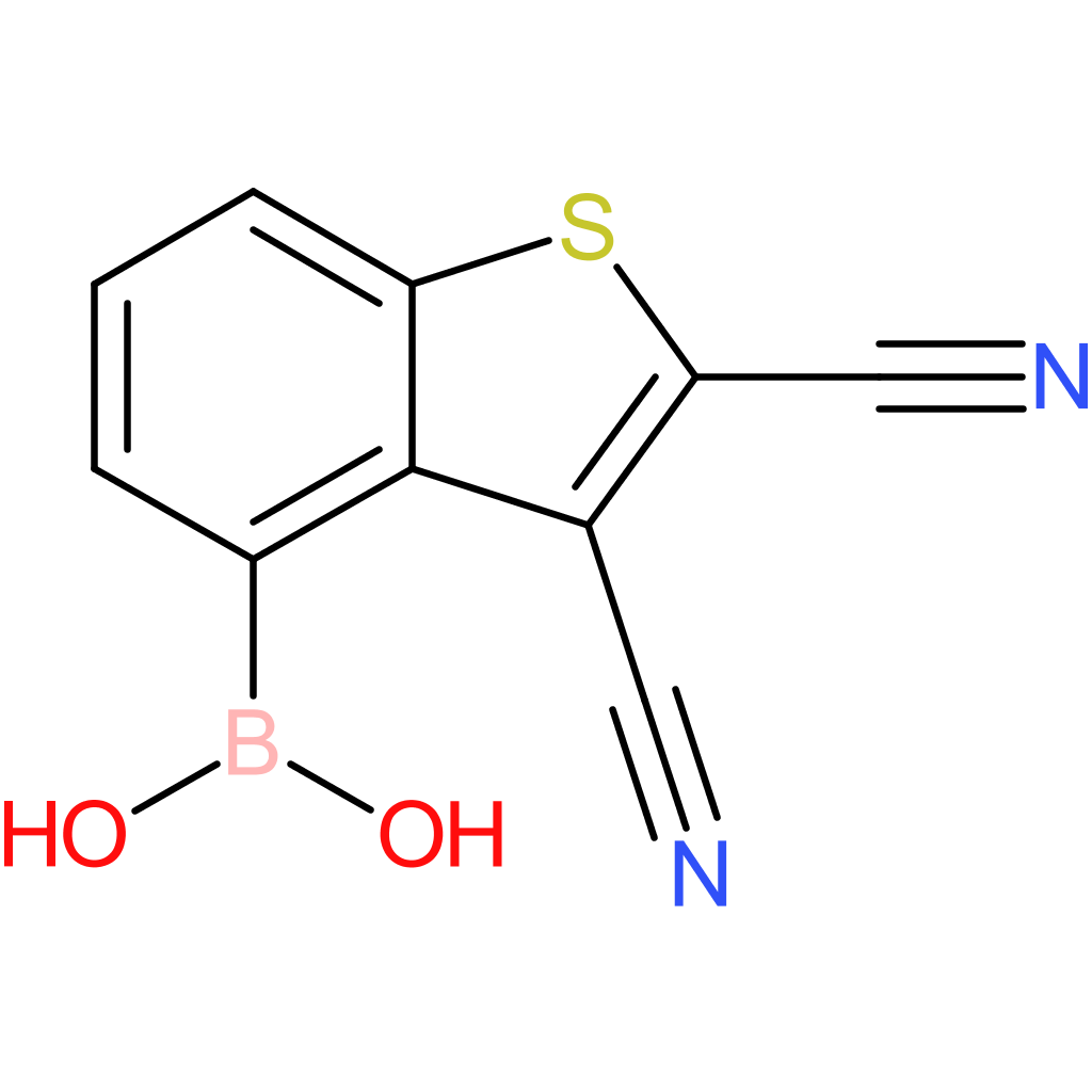 2,3-dicyanobenzothiophene-4-boronic acid