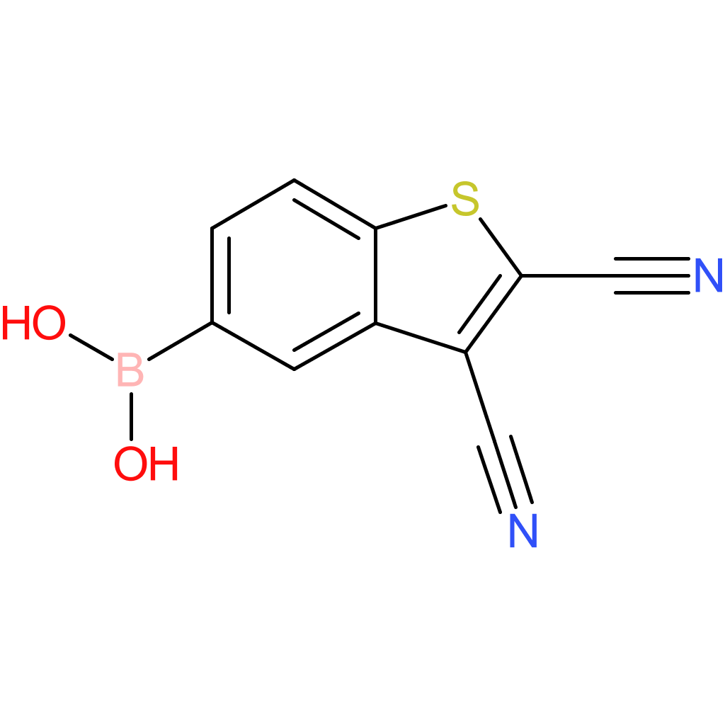 2,3-dicyanobenzothiophene-5-boronic acid