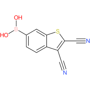2,3-dicyanobenzothiophene-6-boronic acid