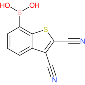 2,3-dicyanobenzothiophene-7-boronic acid