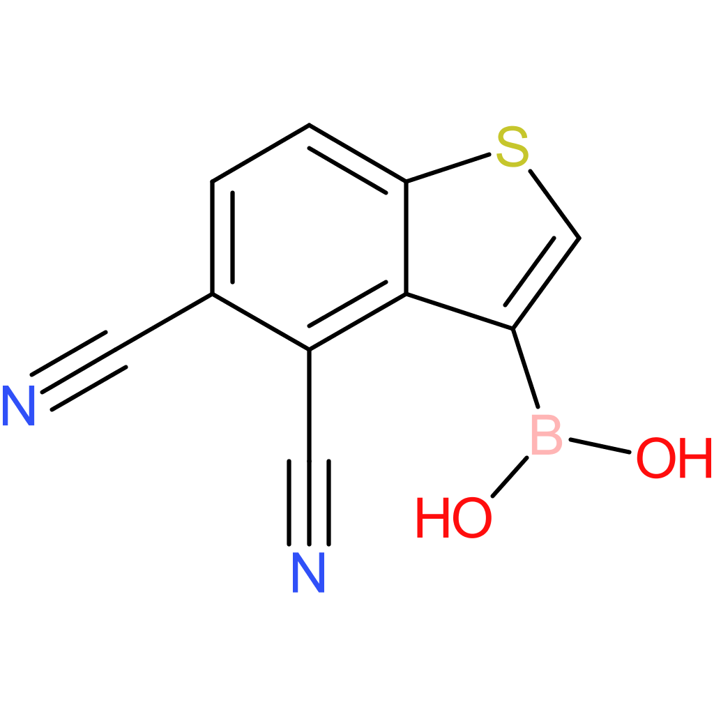 4,5-dicyanobenzothiophene-3-boronic acid
