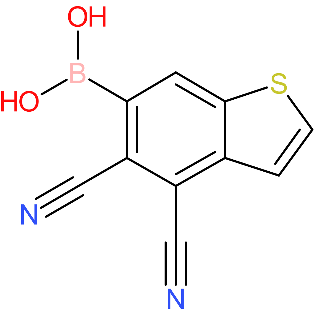 4,5-dicyanobenzothiophene-6-boronic acid