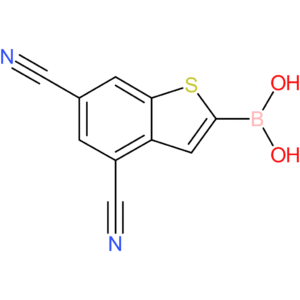 4,6-dicyanobenzothiophene-2-boronic acid