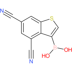 4,6-dicyanobenzothiophene-3-boronic acid