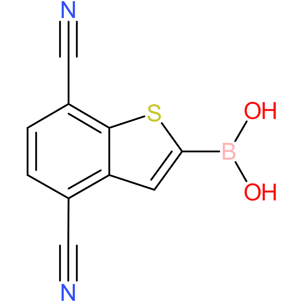 4,7-dicyanobenzothiophene-2-boronic acid