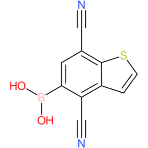 4,7-dicyanobenzothiophene-5-boronic acid