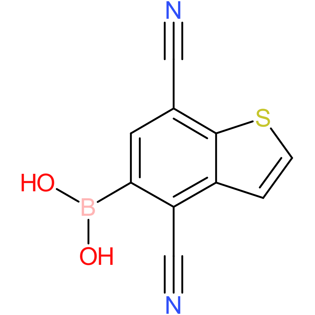 4,7-dicyanobenzothiophene-5-boronic acid