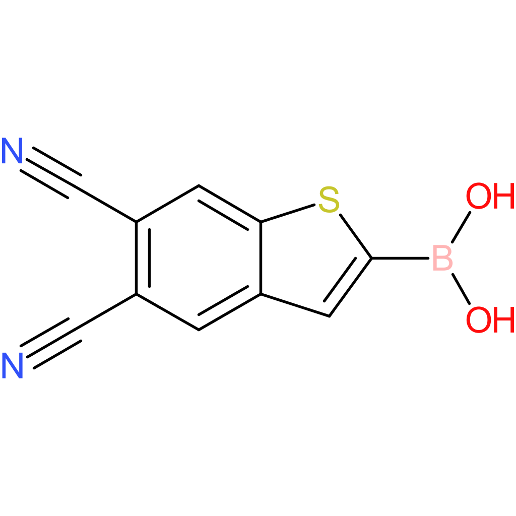5,6-dicyanobenzothiophene-2-boronic acid