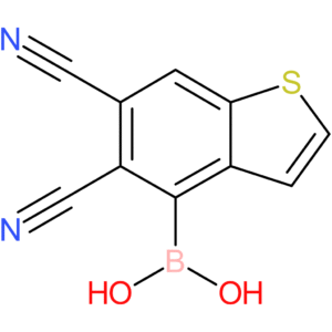 5,6-dicyanobenzothiophene-4-boronic acid