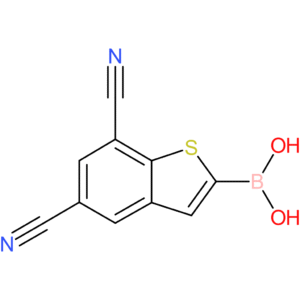 5,7-dicyanobenzothiophene-2-boronic acid