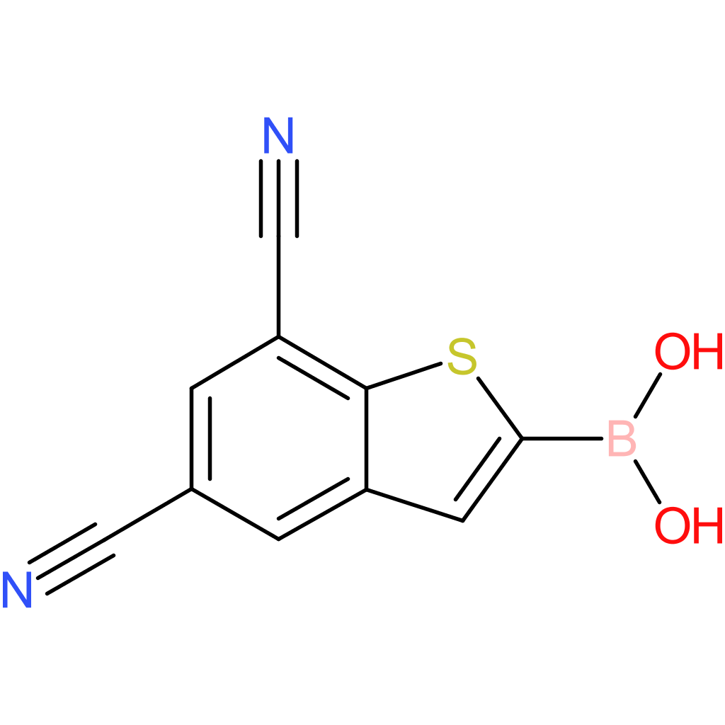 5,7-dicyanobenzothiophene-2-boronic acid