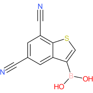 5,7-dicyanobenzothiophene-3-boronic acid