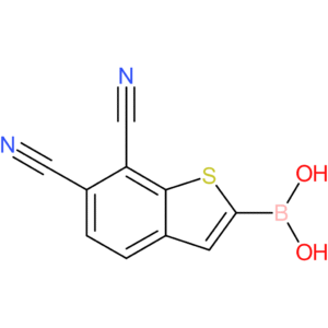 6,7-dicyanobenzothiophene-2-boronic acid