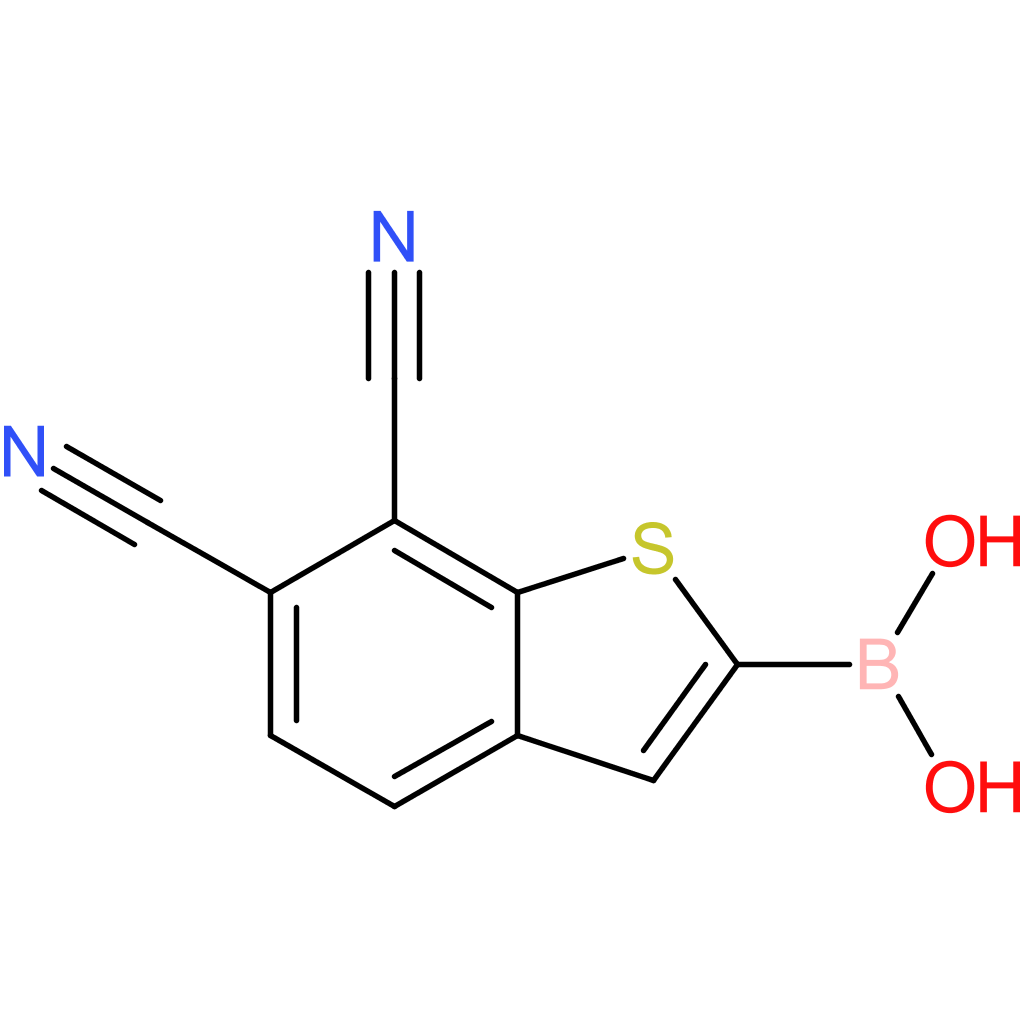6,7-dicyanobenzothiophene-2-boronic acid