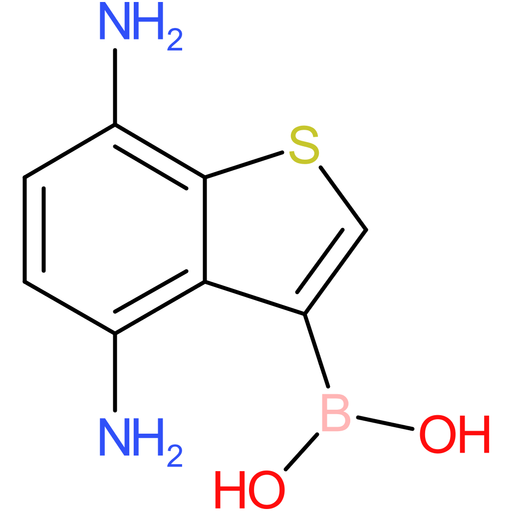 4,7-diaminobenzothiophene-3-boronic acid