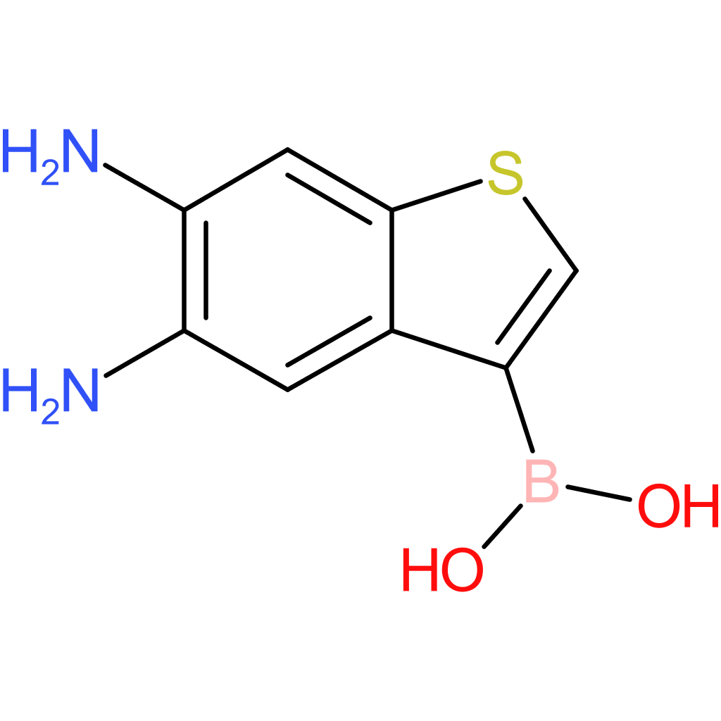 5,6-diaminobenzothiophene-3-boronic acid