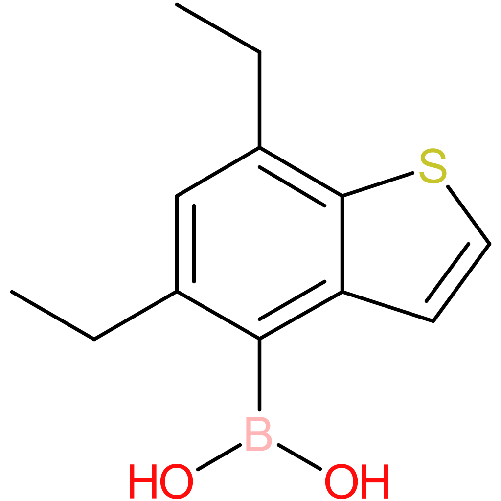 5,7-diethylbenzothiophene-4-boronic acid