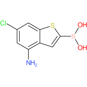 4-amino-6-chlorobenzothiophene-2-boronic acid
