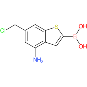 4-amino-6-(chloromethyl)benzothiophene-2-boronic acid