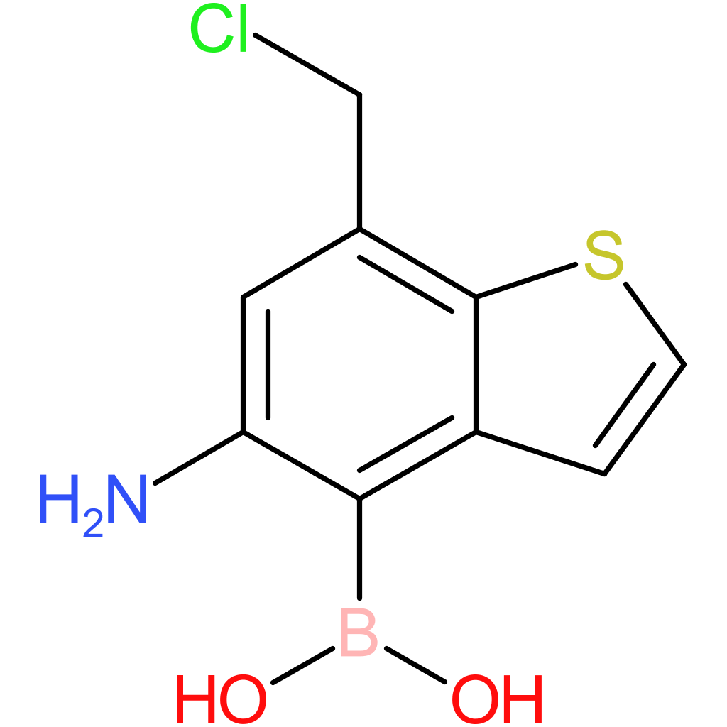 5-amino-7-(chloromethyl)benzothiophene-4-boronic acid