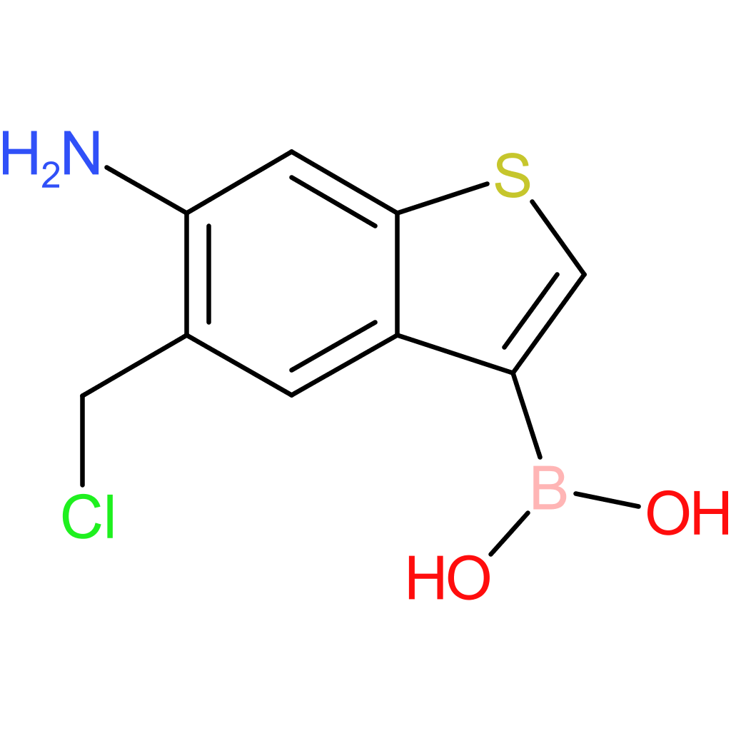 6-amino-5-(chloromethyl)benzothiophene-3-boronic acid