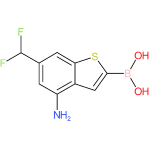 4-amino-6-(difluoromethyl)benzothiophene-2-boronic acid