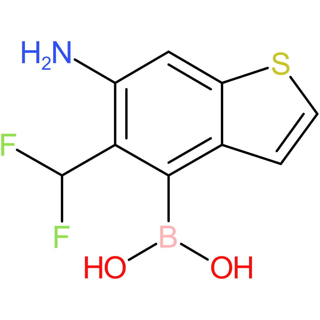 6-amino-5-(difluoromethyl)benzothiophene-4-boronic acid