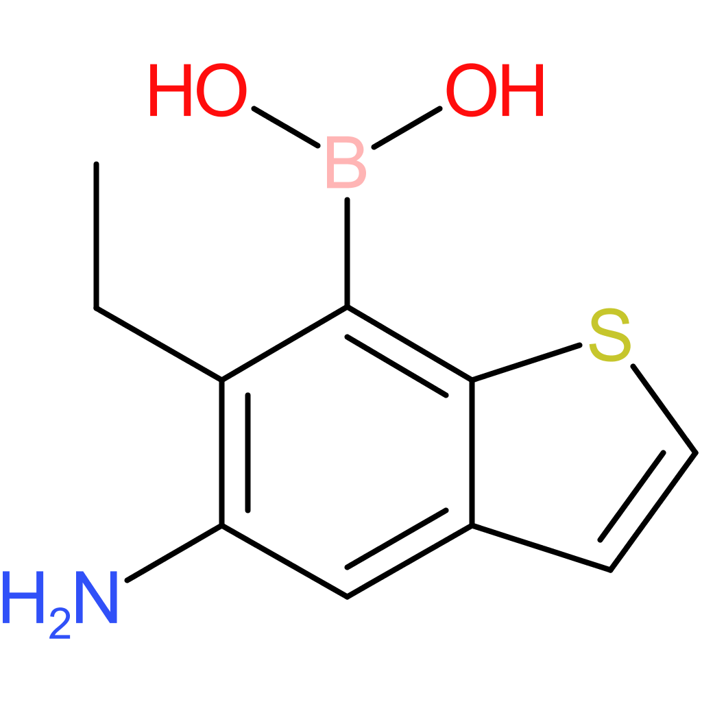 5-amino-6-ethylbenzothiophene-7-boronic acid