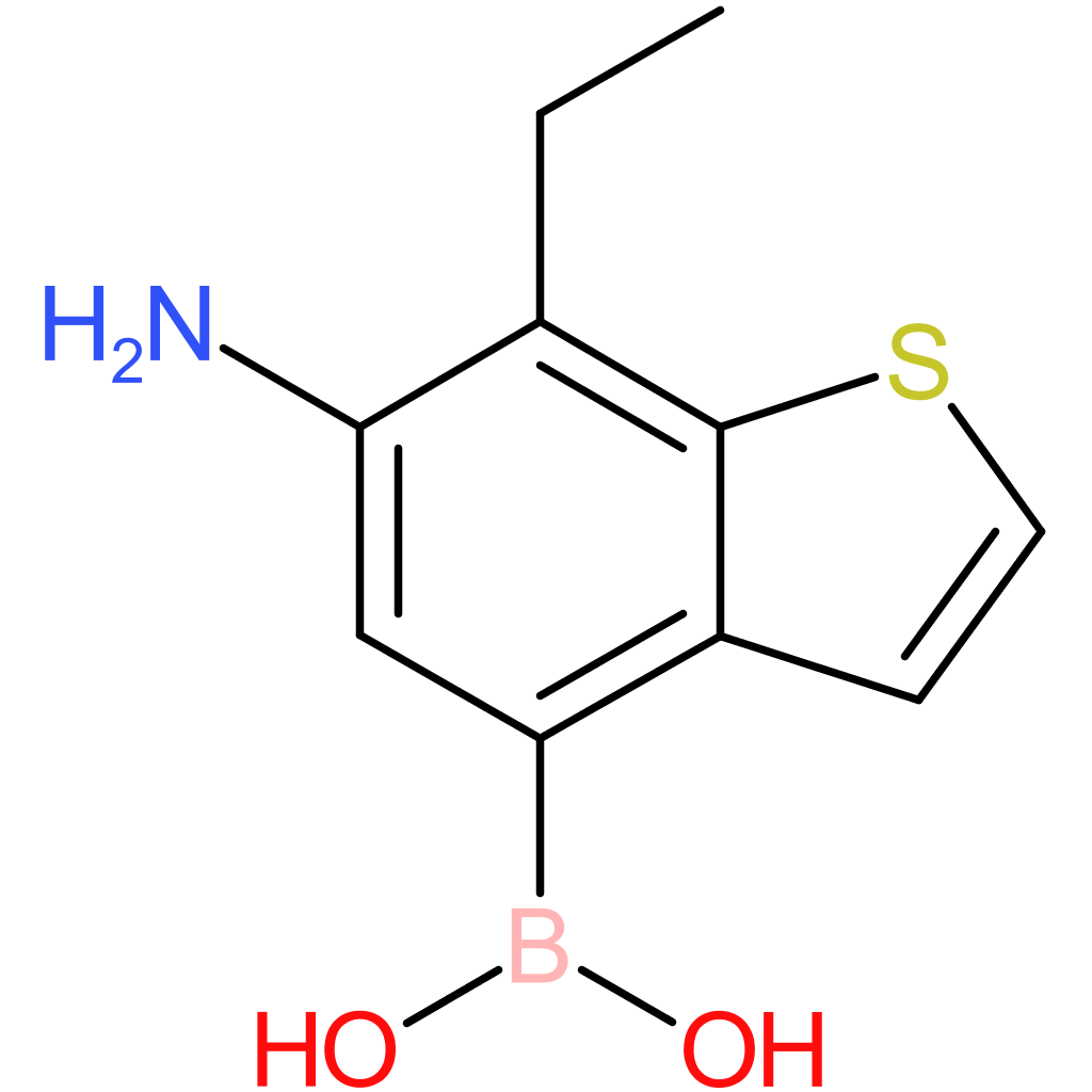 6-amino-7-ethylbenzothiophene-4-boronic acid