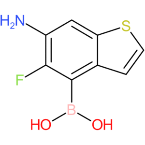 (6-amino-5-fluoro-1-benzothiophen-4-yl)boronic acid