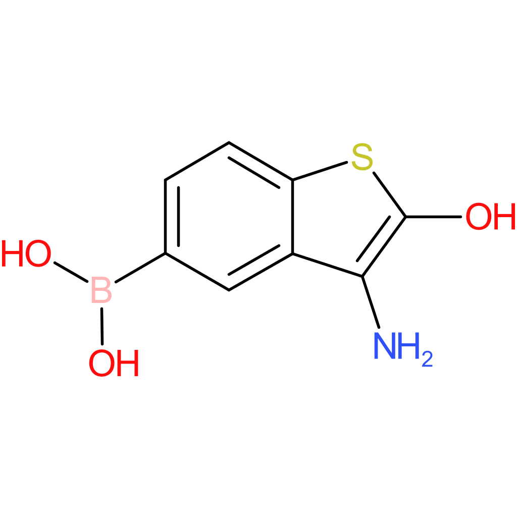 (3-amino-2-hydroxy-1-benzothiophen-5-yl)boronic acid