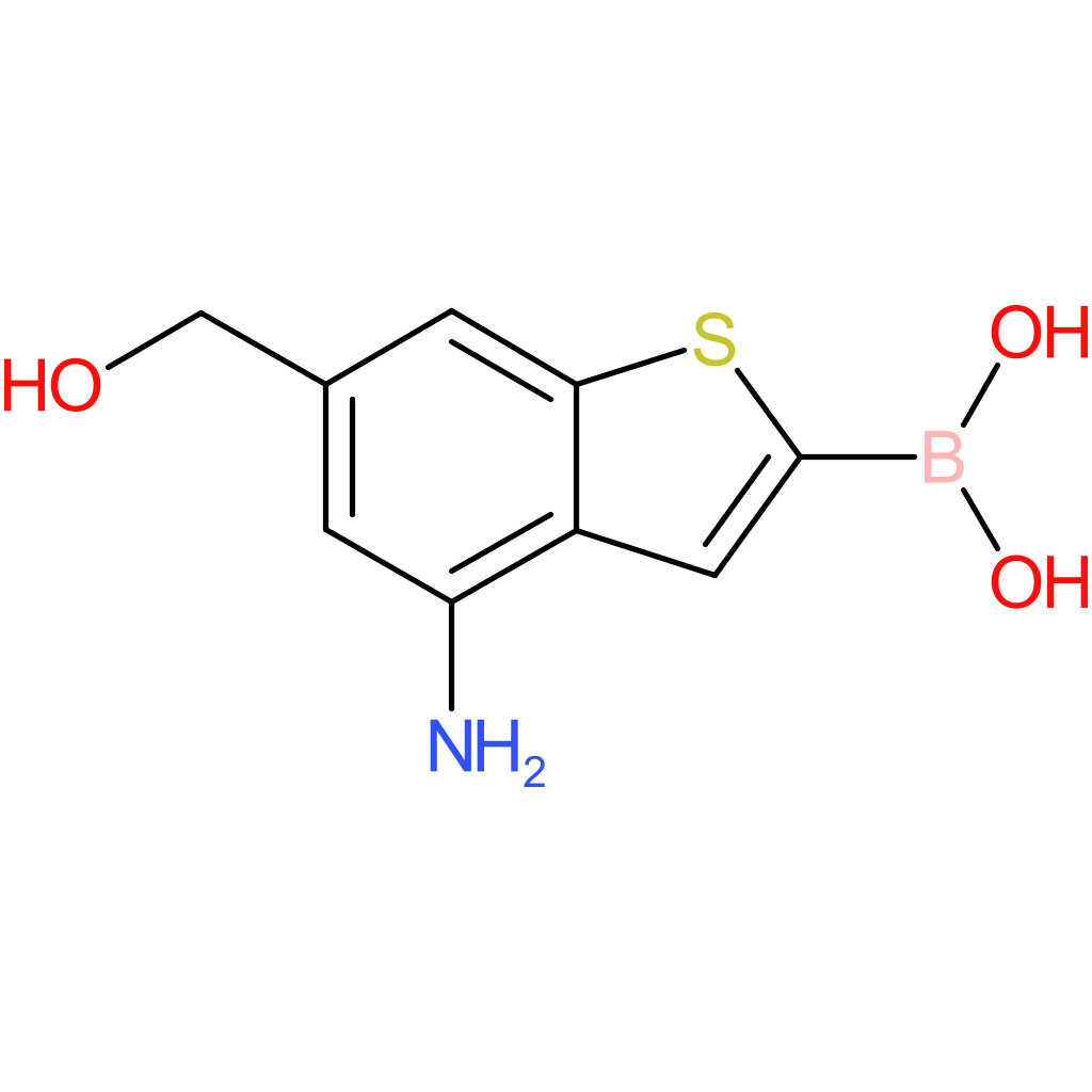 4-amino-6-(hydroxymethyl)benzothiophene-2-boronic acid