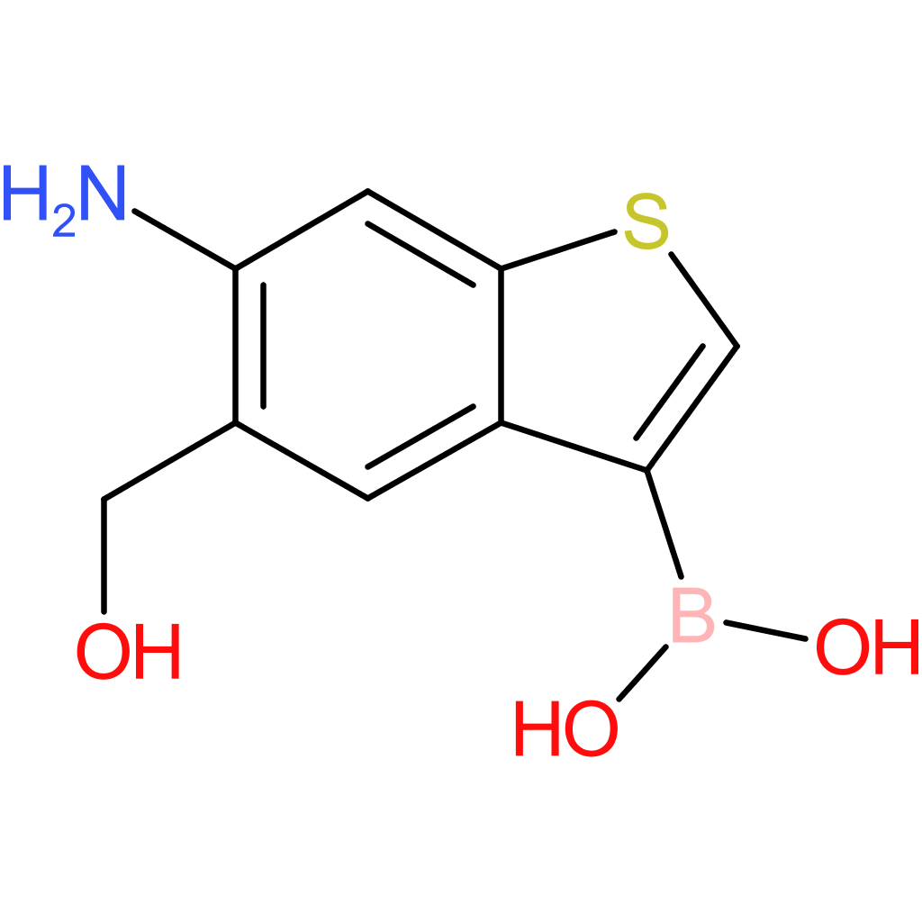6-amino-5-(hydroxymethyl)benzothiophene-3-boronic acid