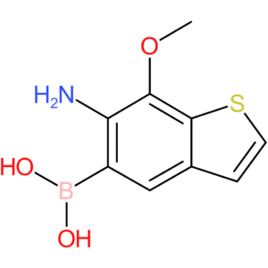 6-amino-7-methoxybenzothiophene-5-boronic acid