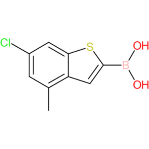 (6-chloro-4-methyl-1-benzothiophen-2-yl)boronic acid