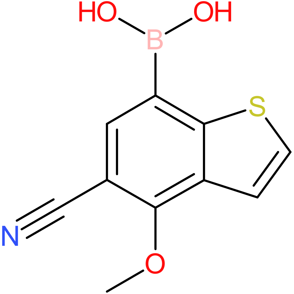 5-cyano-4-methoxybenzothiophene-7-boronic acid