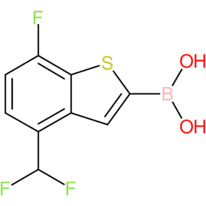 4-(difluoromethyl)-7-fluorobenzothiophene-2-boronic acid