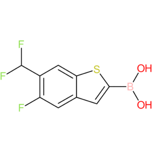 6-(difluoromethyl)-5-fluorobenzothiophene-2-boronic acid
