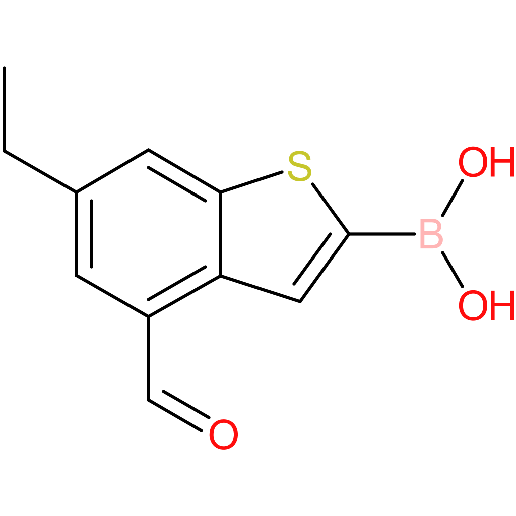 6-ethyl-4-formylbenzothiophene-2-boronic acid