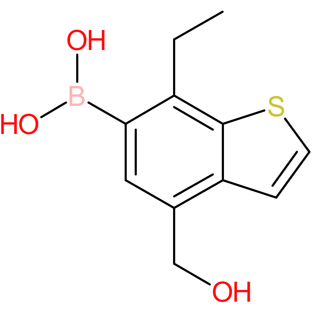 7-ethyl-4-(hydroxymethyl)benzothiophene-6-boronic acid